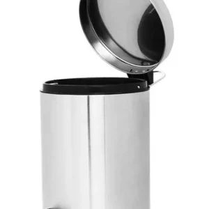 Basurero Acero Inoxidable C/pedal 5 Lts Papelera