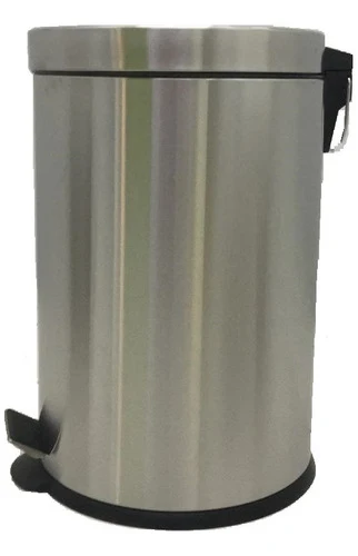 Basurero Papelero Pedal 30 Lts Acero Inoxidable
