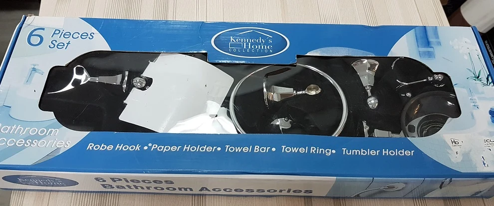 SET D/ACCESORIOS PARA BAÑOS SET 6PCS BBH, S.A.