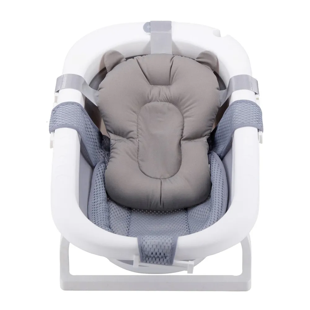 Bañera Plegable con Cojín y Reductor - Gris | Bebesit