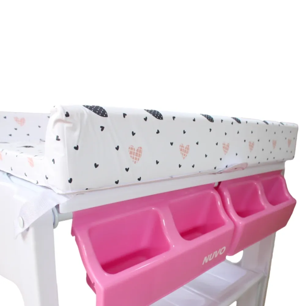 BAÑERA DE PIE CAMBIADOR TIN-103 BEBESITO CORAZÓN BEBESITOS