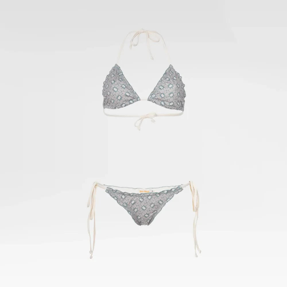 BIKINI MONOGRAM Naranja Beso Shop