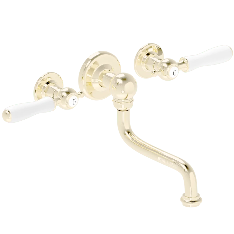 BRAZO DESCENSO LAVABO PORCELANA BLANCO MANDO MANILLAR BLEU PROVENCE