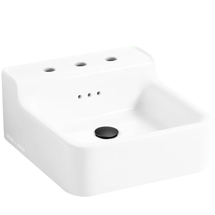 FREGADERO DE PARED Y MOSTRADOR DE CERÁMICA CLÁSICO PEQUEÑO BLEU PROVENCE