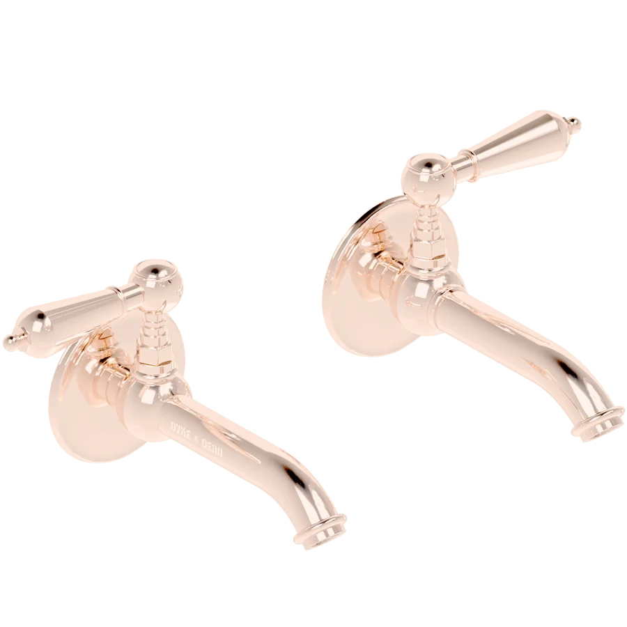GRIFOS DE MANIJA DE PALANCA METÁLICA DOBLE PARA LAVABO BLEU PROVENCE