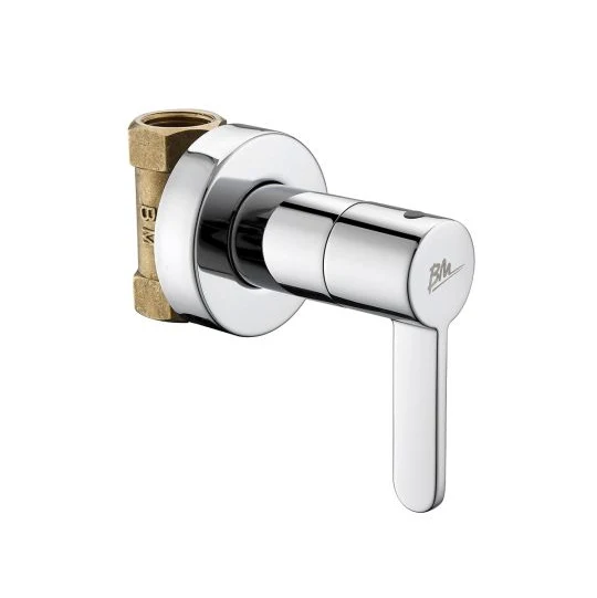 Llave Individual IDEAL para Ducha en Acero Inoxidable - Acabado Cromado BM