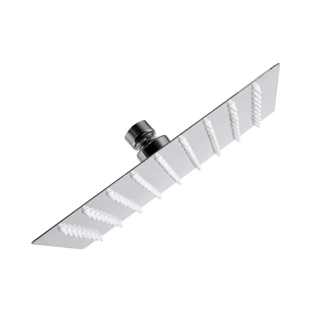 Regadera cuadrada 8" marca Boccherini