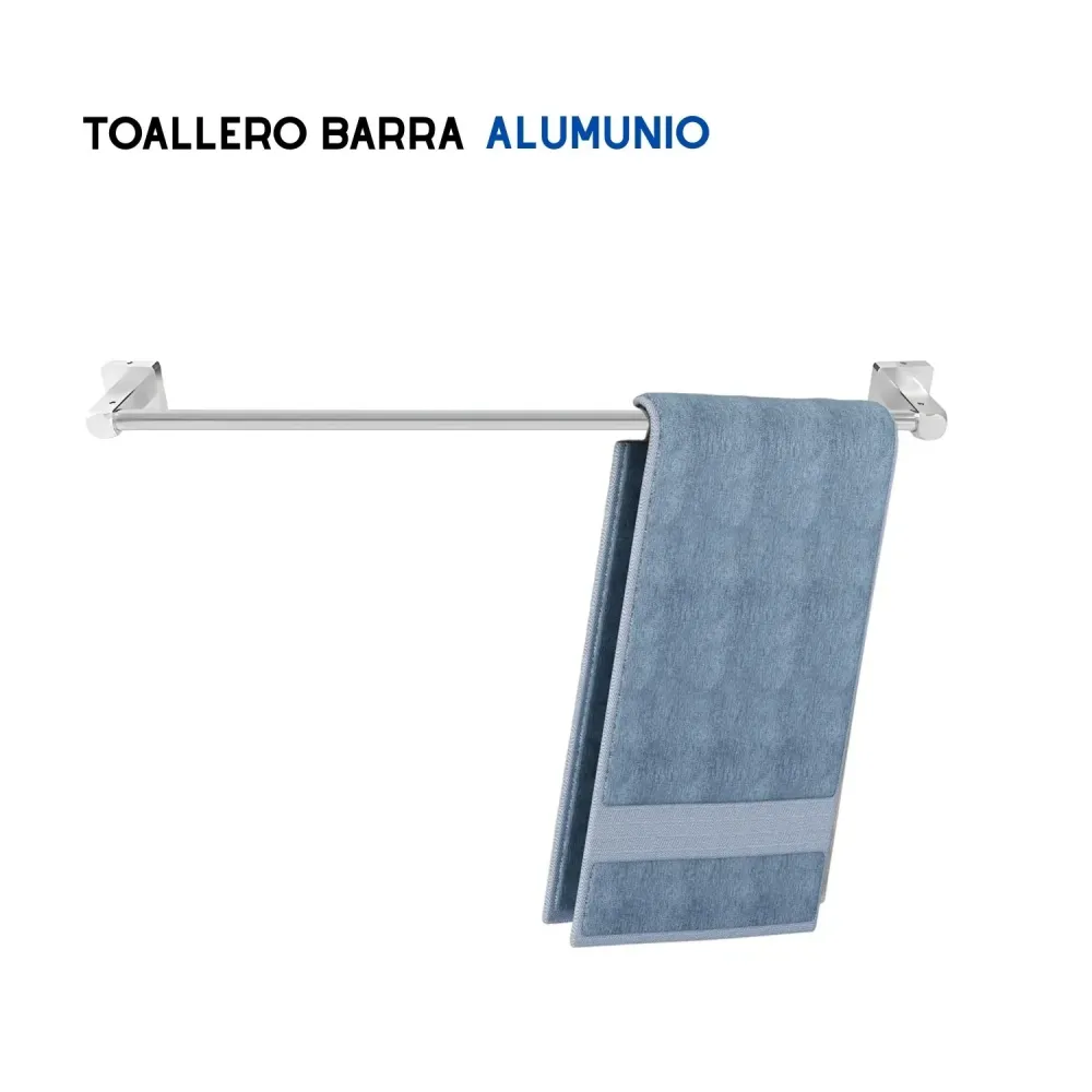 Toallero de Barra en Aluminio de Alta Calidad - 60 cm BOCCHERINI