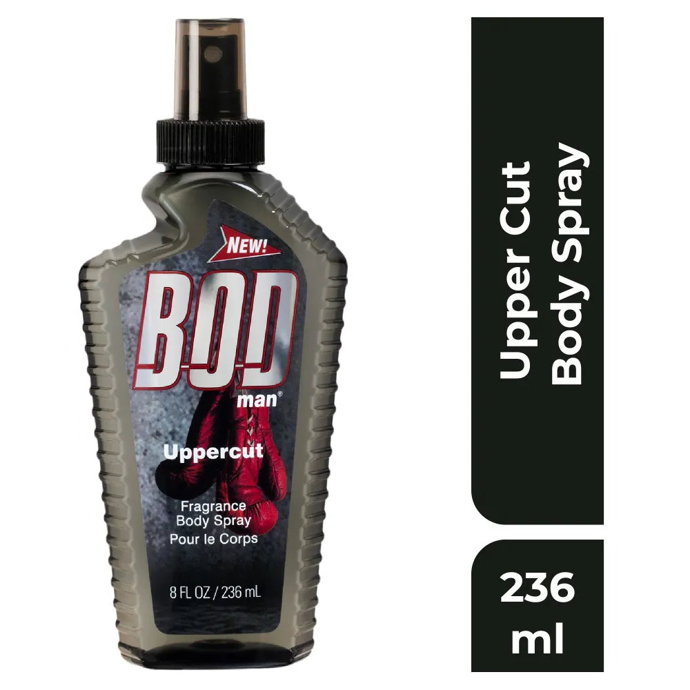 BOD Man ,Uppercut Body Spray 236ml Bodman