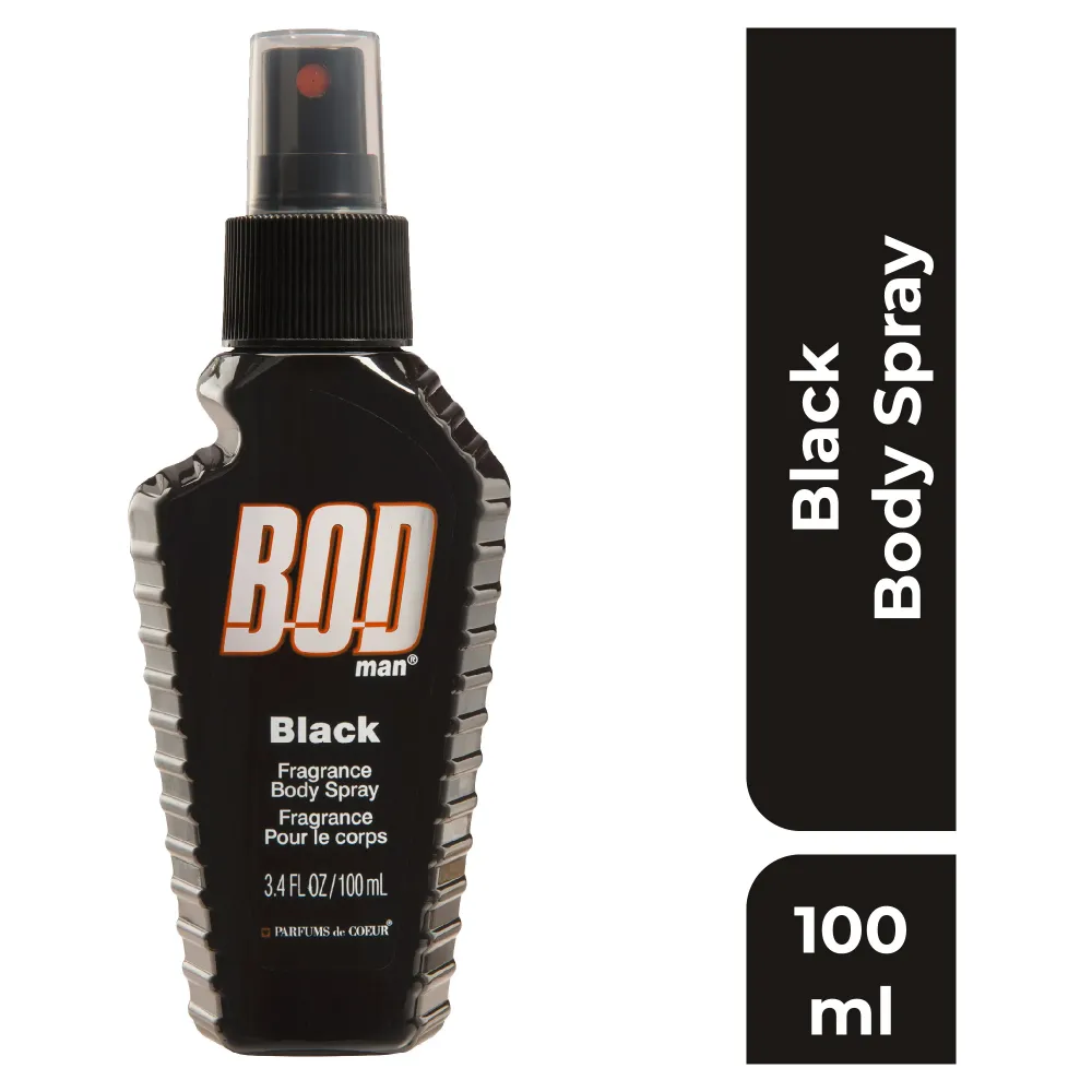 BODMAN, Black Body Spray 100 ml