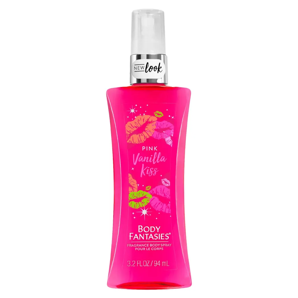 Body Fantasies, Pink Vanilla Kiss Fragancia Corporal en Spray - 94ml