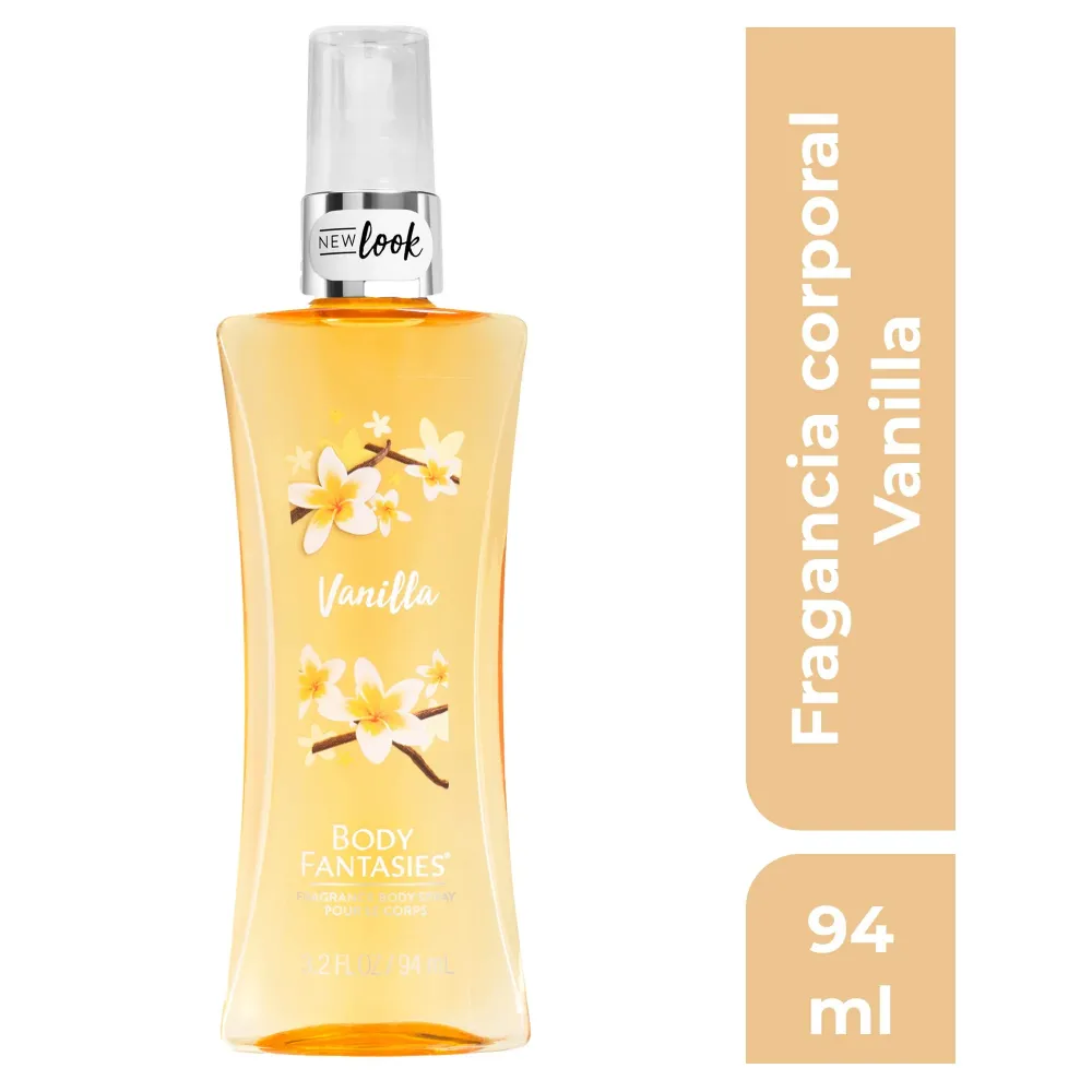 Body Fantasies, Vainilla Fragancia Corporal en Spray - 94ml