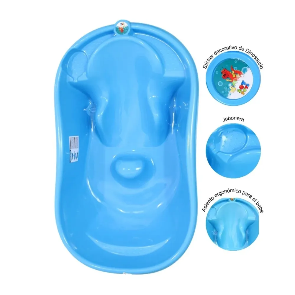 BAÑERA DINO NIÑO CPF4140-1 BOY TOYS