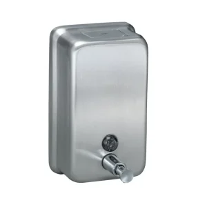 Dispensador de Jabón Liquido Pared 40 oz Vertical Acero Inoxidable - Bradley