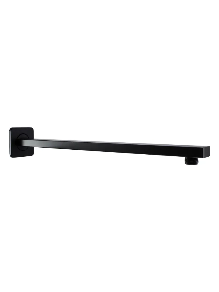 Brazo Para Regadera Cuadrado Negro