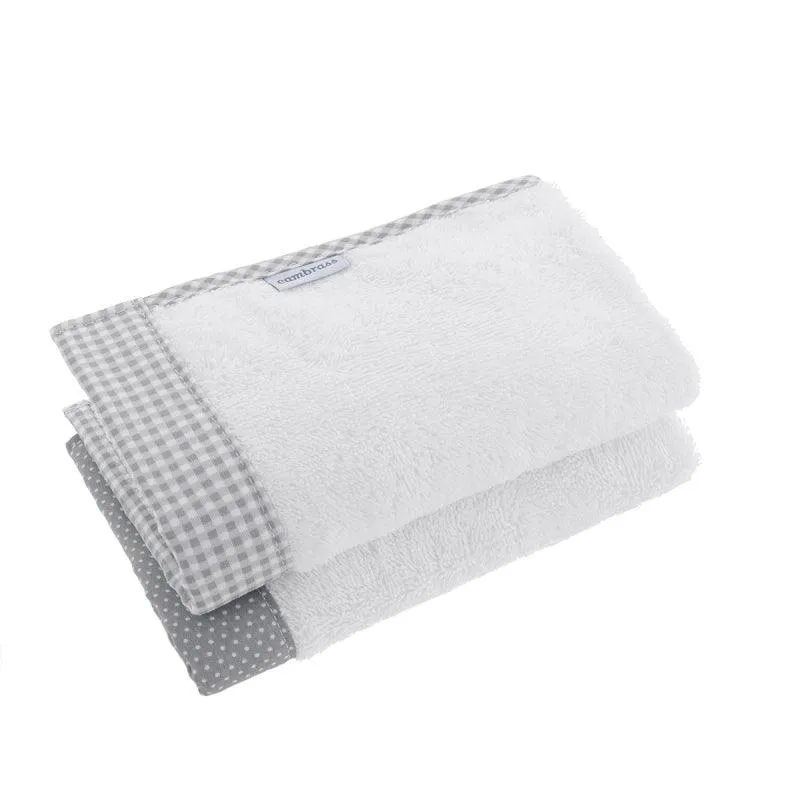 Toallas Bebé Cambrass Vichy Gris