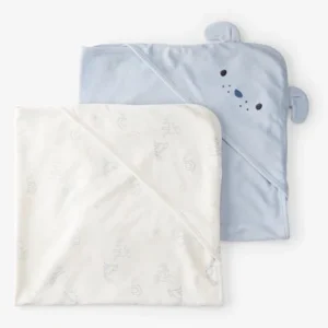 CARTERS BEBE NIÑO TOALLA BLUE PK 2