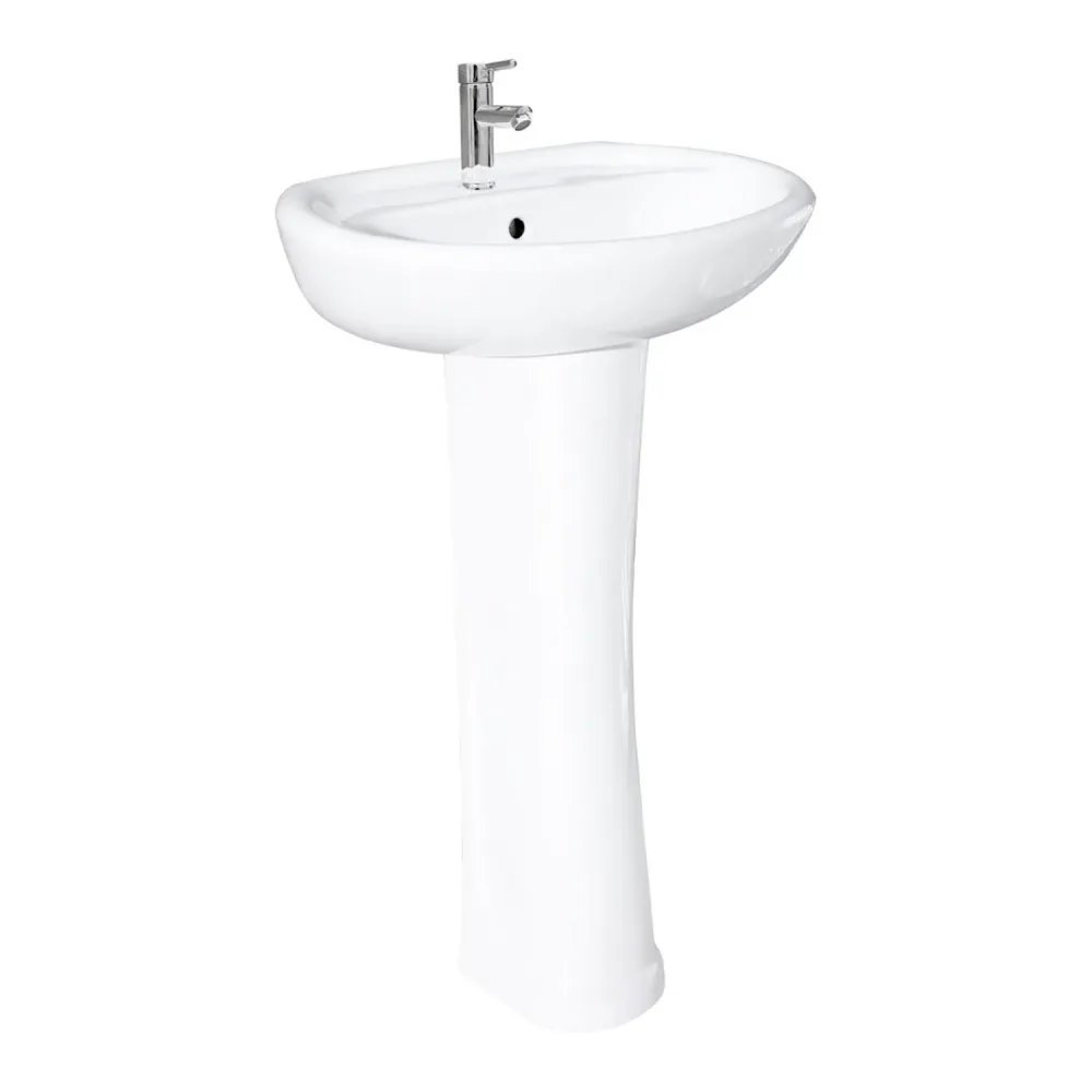 LAVABO LUANDA LAVABO CON PEDESTAL CASTEL