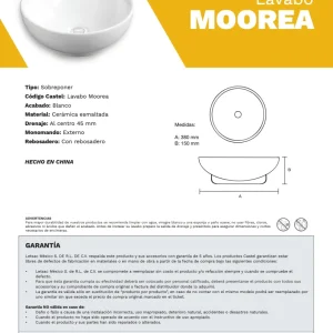 LAVABO MOOREA CASTEL