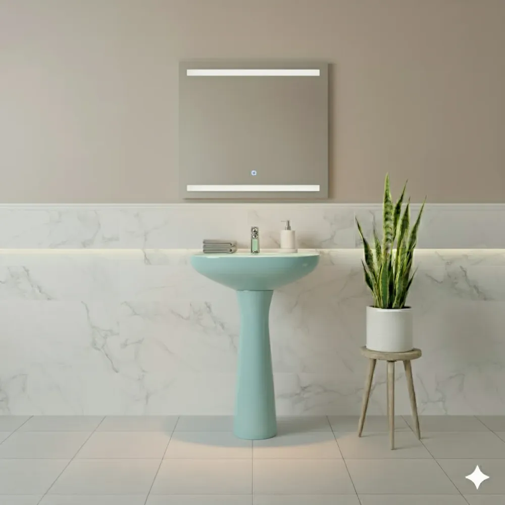 LAVABO CATO JAZMIN AZUL HOLANDA (Calidad única)*