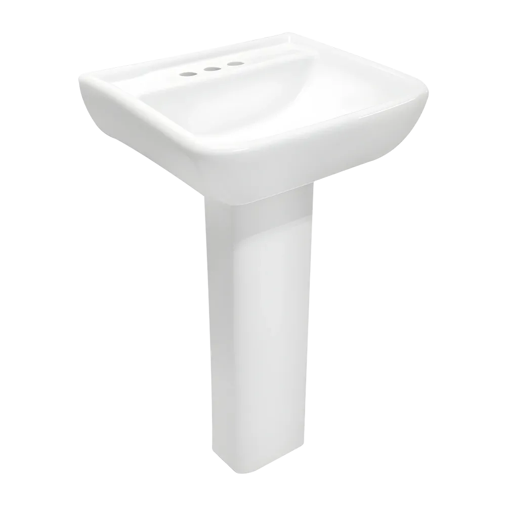 LAVABO Y PEDESTAL CATO GOYA BLANCO