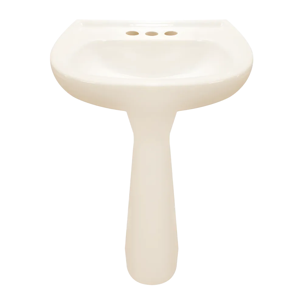 LAVABO Y PEDESTAL CATO JAZMIN MARFIL (Calidad única)*