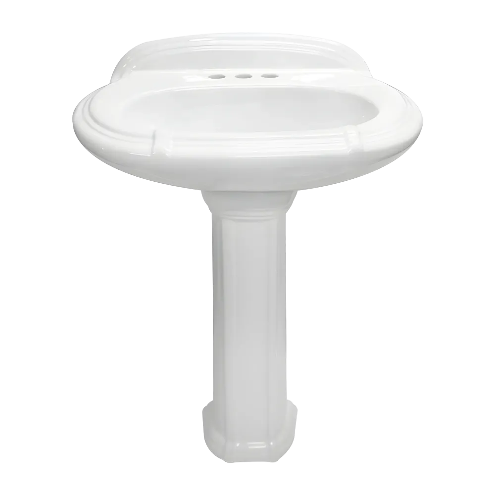 LAVABO Y PEDESTAL CATO OXFORD BLANCO