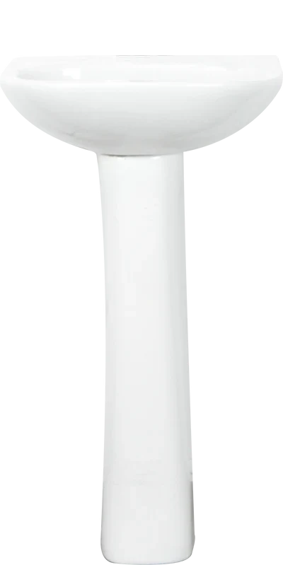 LAVABO Y PEDESTAL CERAMOSA COMFORT BLANCO (Calidad única)*