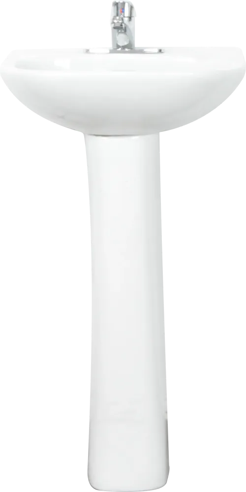 LAVABO Y PEDESTAL CERAMOSA COMFORT BLANCO (Calidad única)*