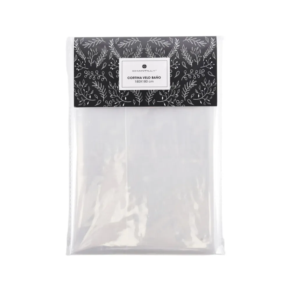 Forro Baño Transparente 180X180 # 14 Chantilly