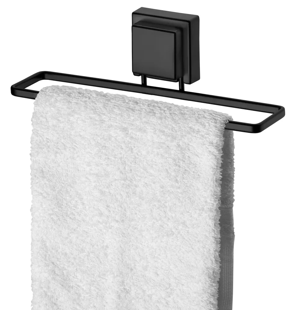 TOALLERO CON VENTOSA - CROMO Plateado Classic Home