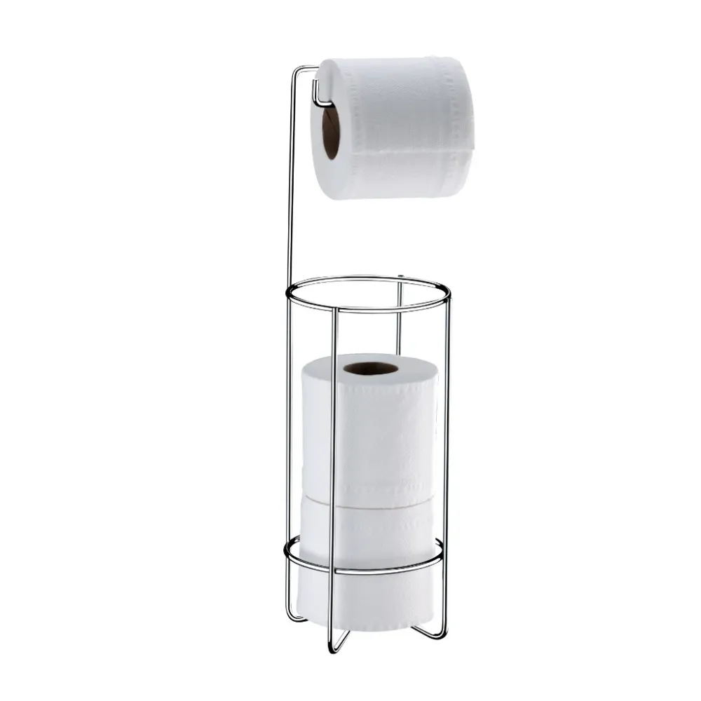 Portarrollos de piso con reserva - 14x14x47 cm classichomepy-shop