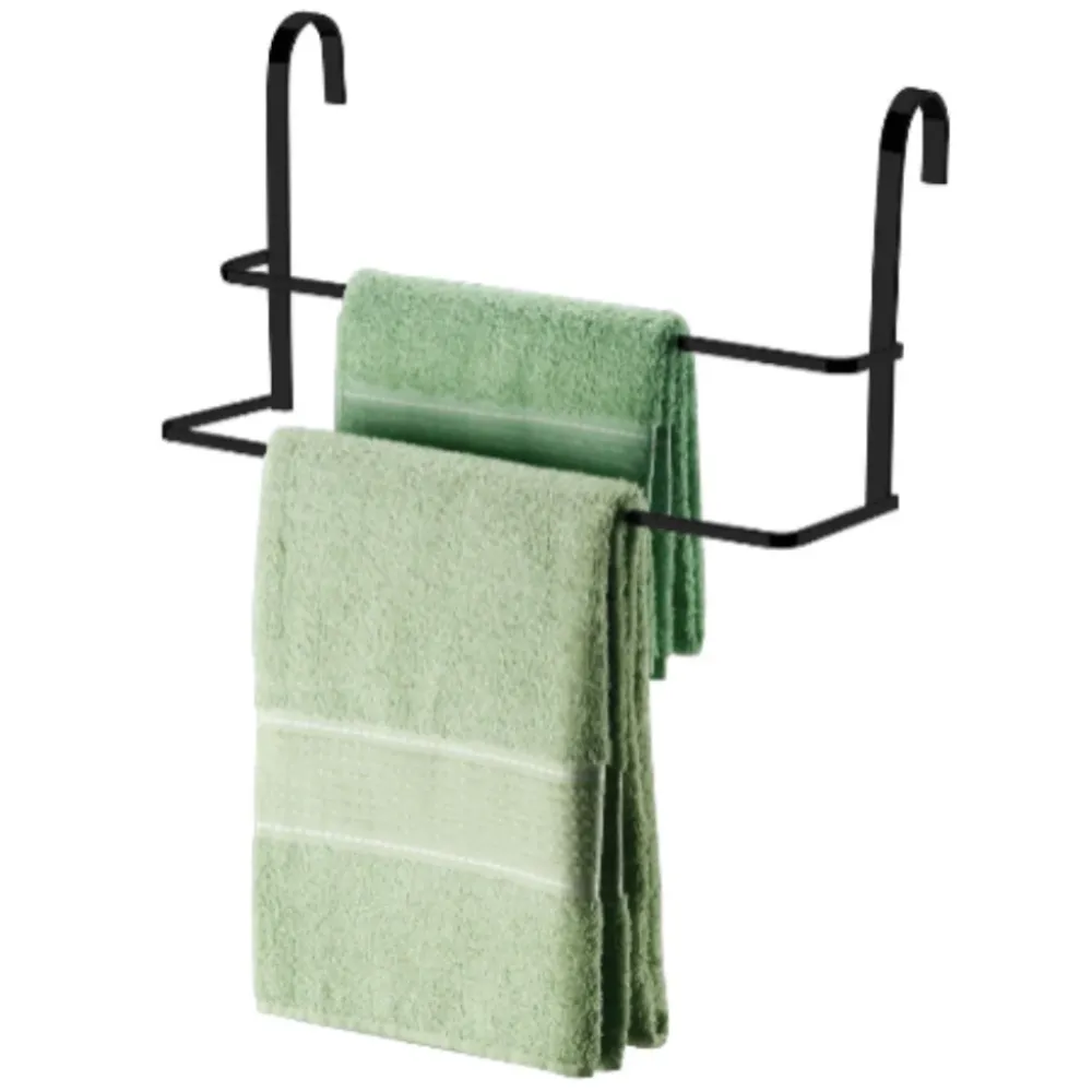 Toallero de box 2 niveles - 18x45x23 cm Negro classichomepy-shop