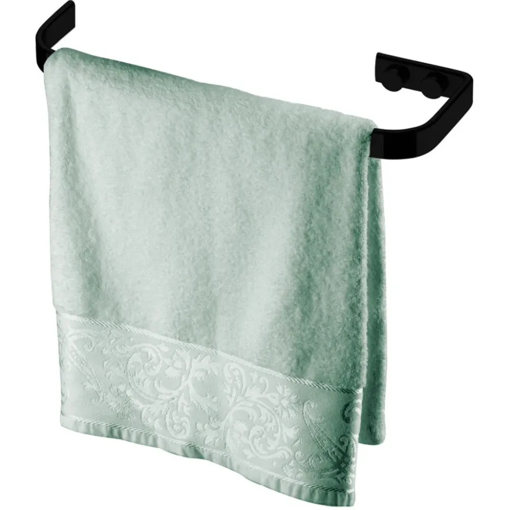 Toallero Negro Mate - 22x7x1 cm classichomepy-shop