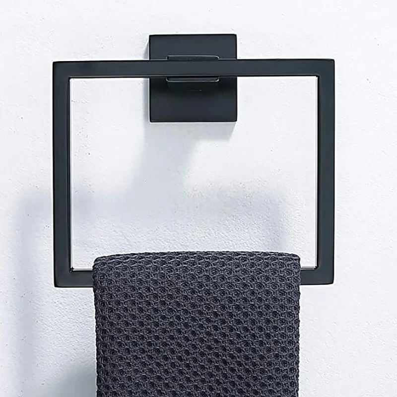 Accesorio de baño de acero inoxidable, individual o en conjunto. Hardware de baño moderno. Clearhalo