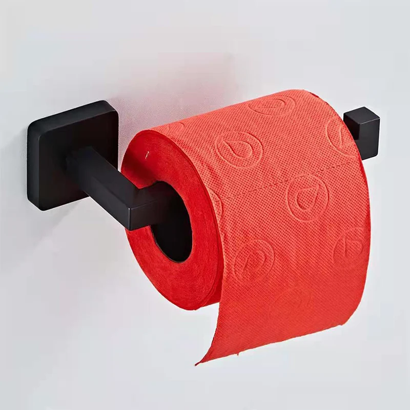 Accesorio de baño de acero inoxidable, individual o en conjunto. Juego de baño moderno. Clearhalo