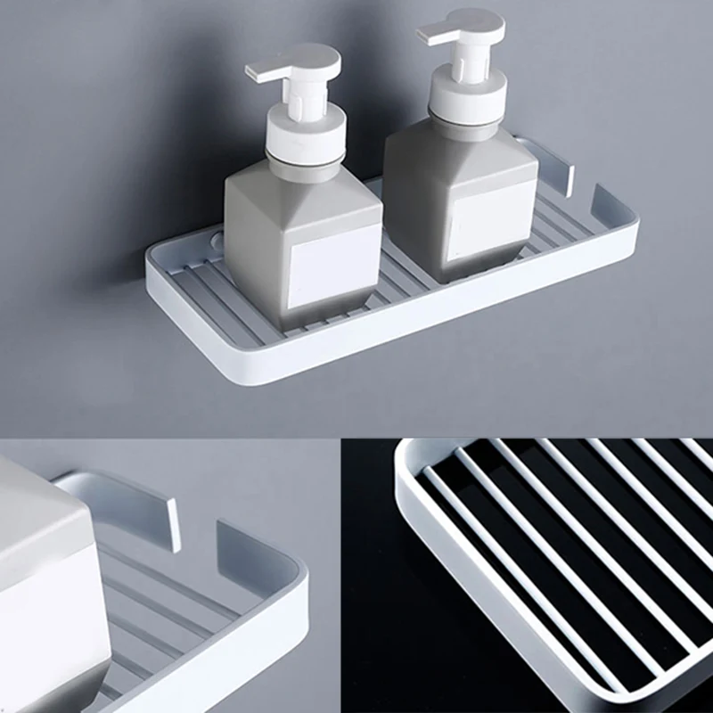 Accesorio de baño blanco contemporáneo, individual o en conjunto. Clearhalo