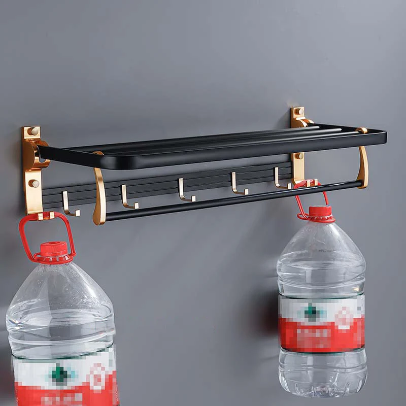 Accesorio de baño contemporáneo, individual o en conjunto, en blanco y negro Clearhalo