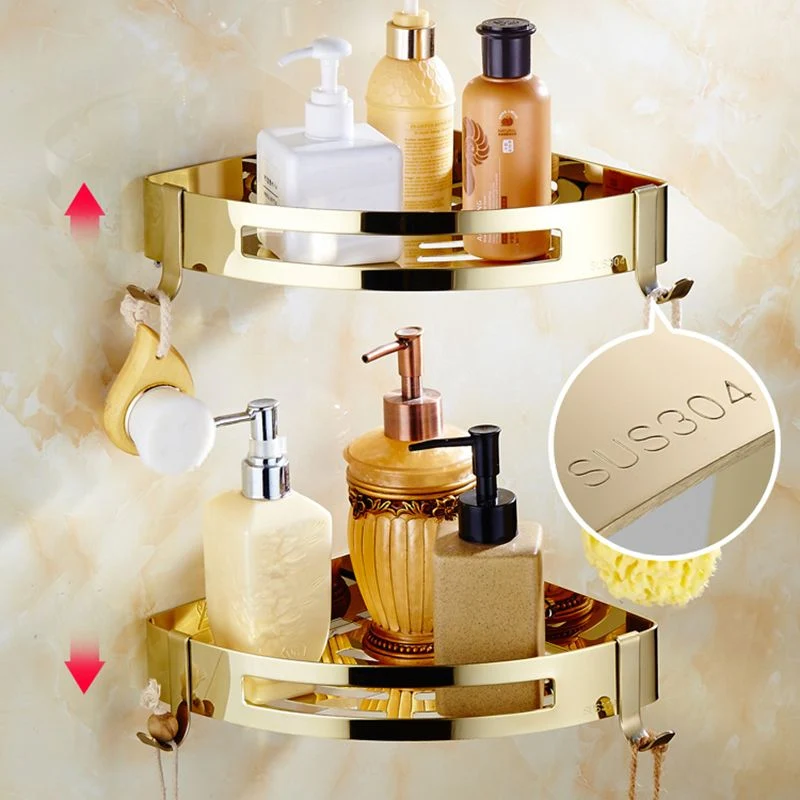 Accesorio de baño contemporáneo de latón cepillado, individual o en conjunto. Clearhalo