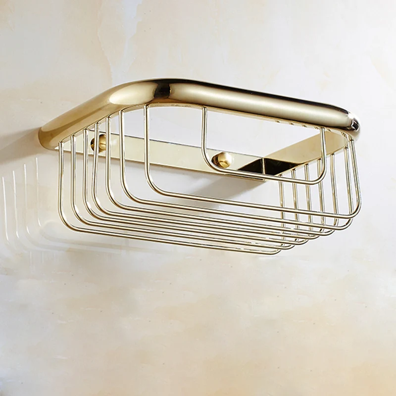 Accesorio de baño dorado de estilo tradicional, individual o en conjunto Clearhalo
