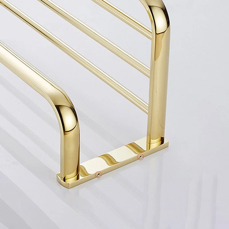 Accesorio de baño dorado de estilo tradicional, individual o en conjunto Clearhalo