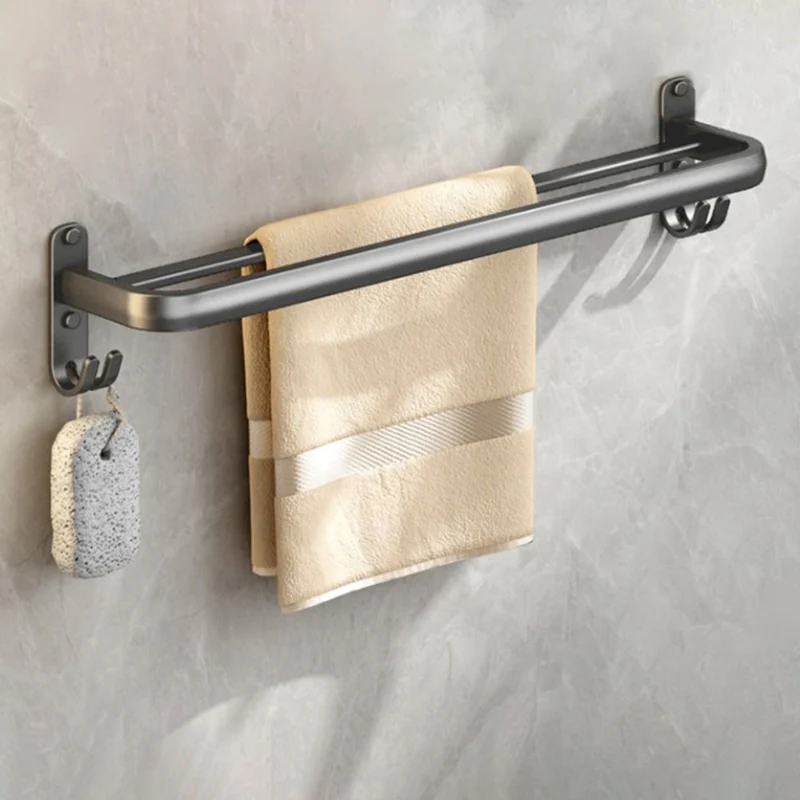 Accesorio de baño gris, individual o en conjunto. Juego de baño moderno. Clearhalo