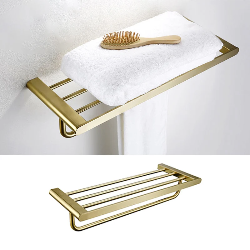 Accesorio de baño de metal de latón cepillado, individual o en conjunto Clearhalo