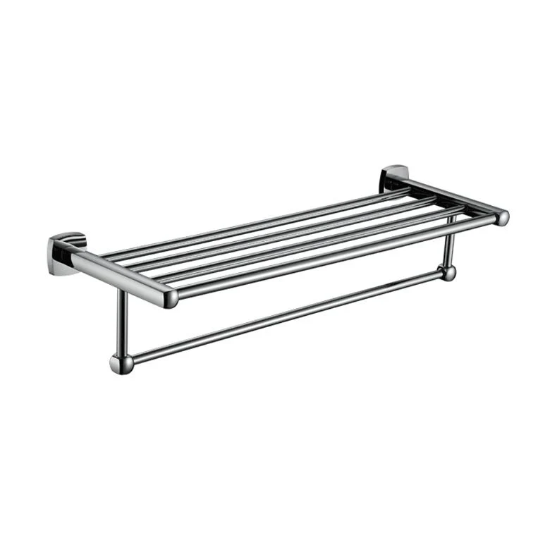 Accesorio de baño modernista de latón cromado individual o en conjunto Clearhalo