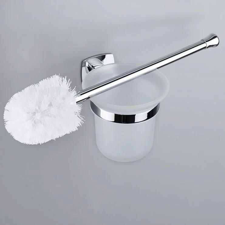 Accesorio de baño modernista de latón cromado individual o en conjunto Clearhalo