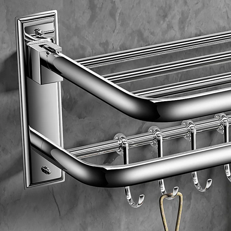 Accesorio de baño moderno como individual o como juego Juego de baño de cromo pulido Clearhalo