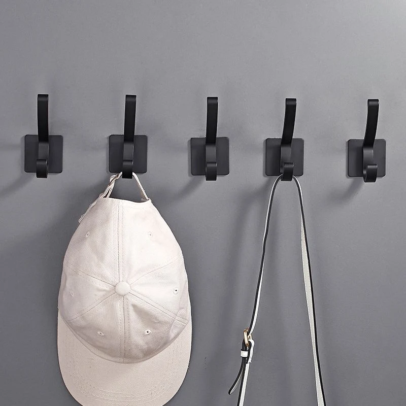 Accesorio de baño moderno, individual o en conjunto. Hardware de baño negro mate. Clearhalo