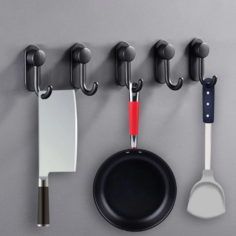 Accesorio de baño moderno, individual o en conjunto. Hardware de baño negro mate. Clearhalo