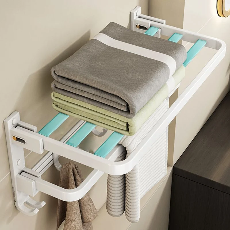 Accesorio de baño moderno de metal con montaje adhesivo, individual o en conjunto Clearhalo