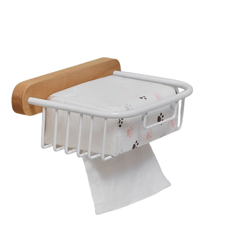 Accesorio de baño moderno y natural, individual o en conjunto, de madera maciza. Clearhalo